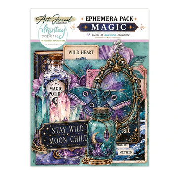 Mintay Art Journal Ephemera Pack , Magic