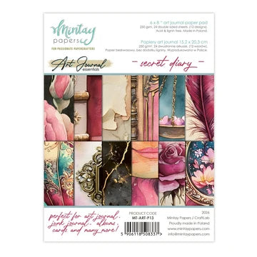 Mintay Art Journal Essentials - Secret Diary Paper Pad