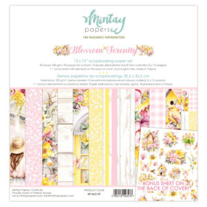 Mintay Blossom Serentity 12x12 Paper Collection