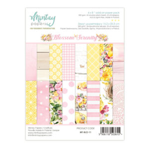 Mintay Blossom Serenity 6x8 Paper Pack