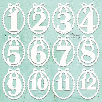 Mintay Chipboard Baby Milestones D111