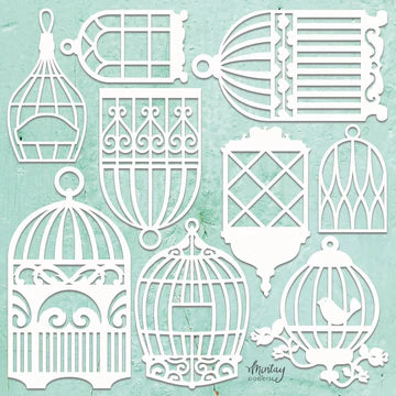 Mintay Chipboard Birdcage Set D20