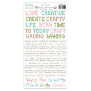 Mintay In My Craftroom Collection Stickers