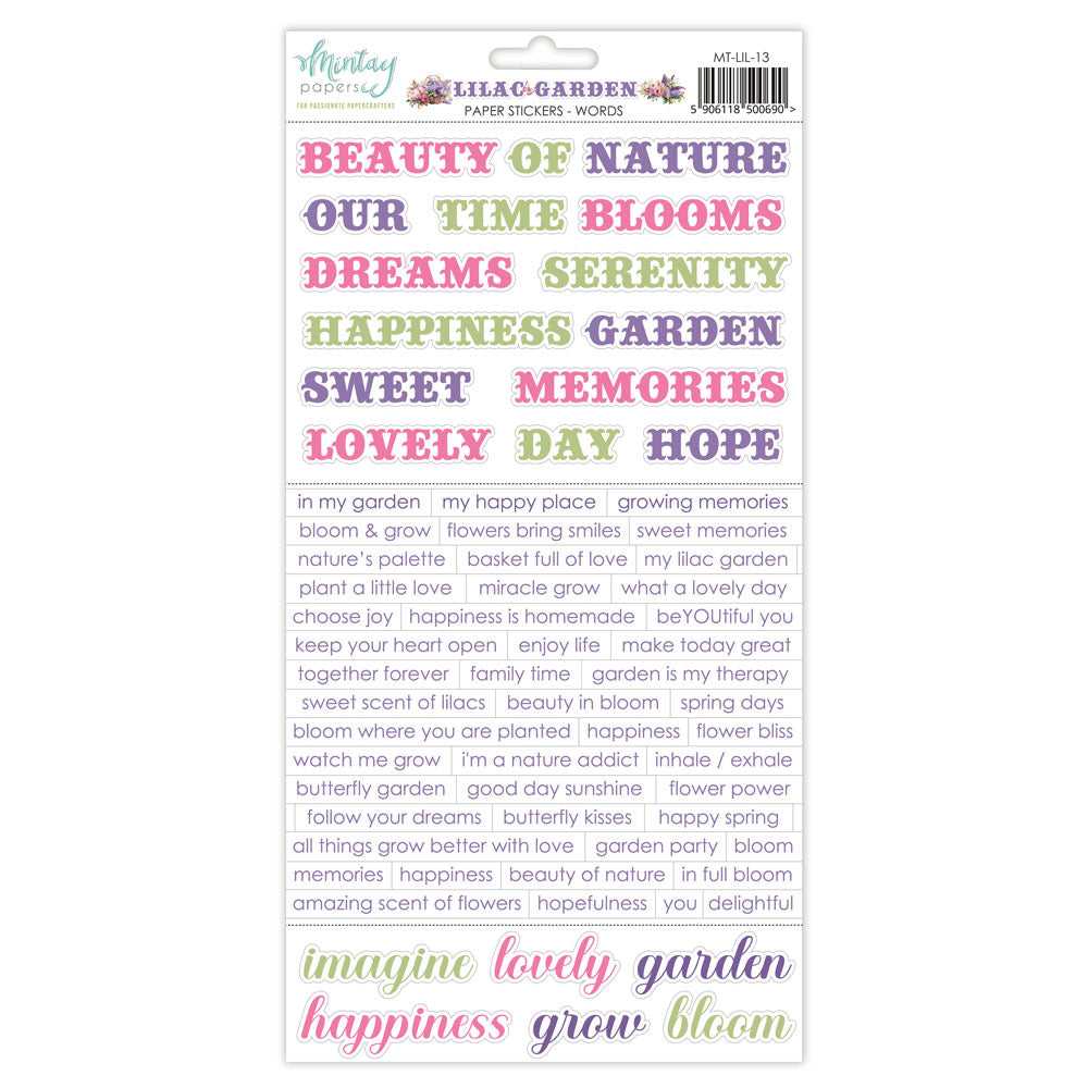Mintay Collection Lilac Garden