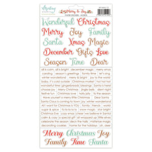 Mintay Merry & Joy Stickers