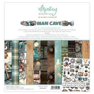 Man Cave 12 x 12 Paper Collection