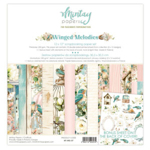 Mintay Winged Melodies 12 x 12 Paper Collection