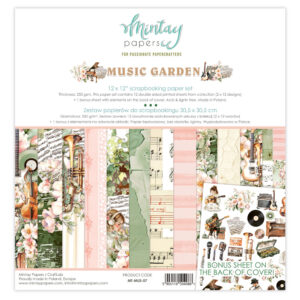Mintay Music Garden 12x12 Paper Collection