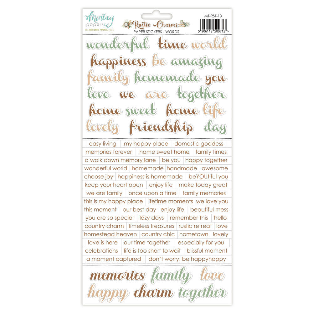 Mintay Collection Rustic Charms