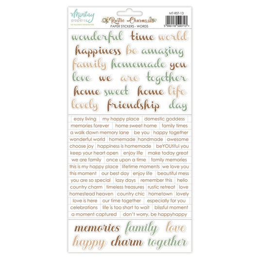 Mintay Collection Rustic Charms
