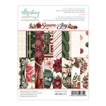 Mintay Season of Joy 6x8 Paper Pad