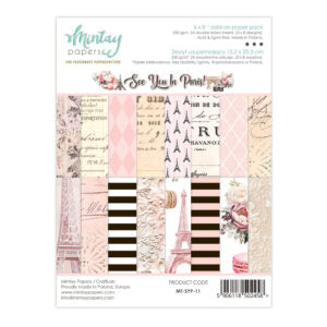 Mintay See You In Paris Add On Paper Pad
