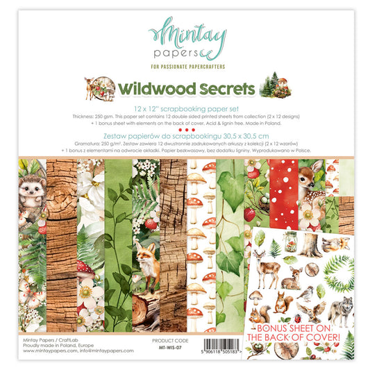 Mintay Wildwood Secrets 12x12 Paper Collection