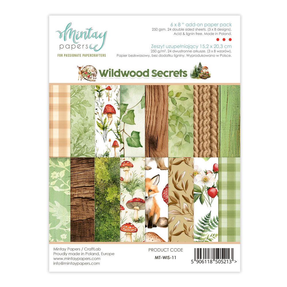 Mintay Wildwood Secrets 6x8 Paper Pad
