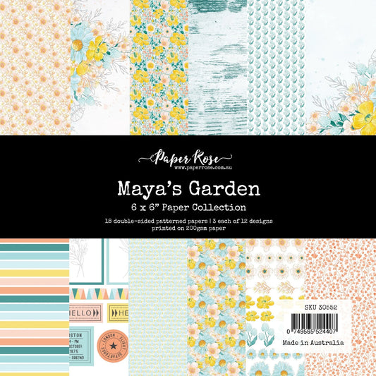 Paper Rose  Maya's Garden Collection 6x6