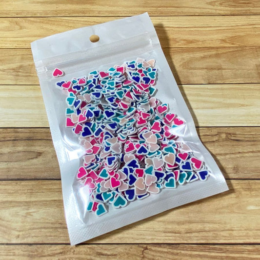 Paper Rose Shaker Mix Outlined Hearts