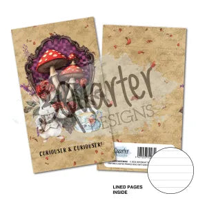 3 Quarter Design Red Queen Mini Notebook