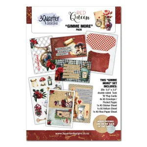 3 Quarter Design, Red Queen Gimme More Pack