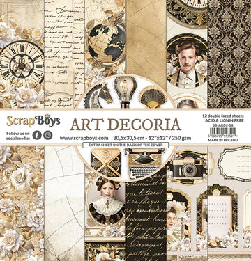 Scrapboys Art Decoria 12x12 Collection