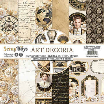 Scrap Boys Art Decoria  6x6 Paper Collection