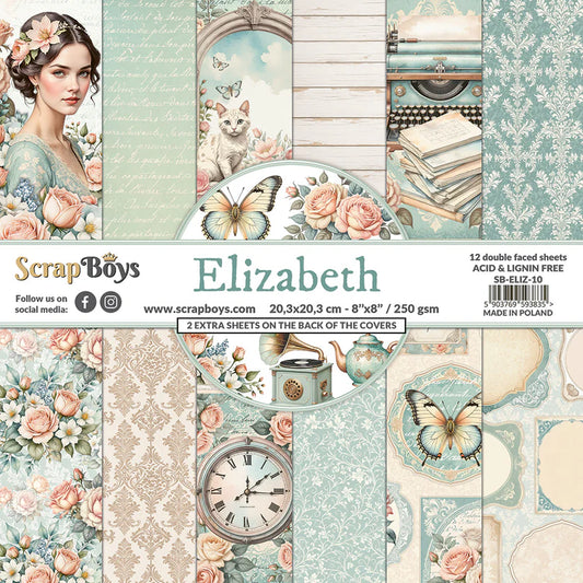 Scrapboys Elizabeth Paper Collection 8x8