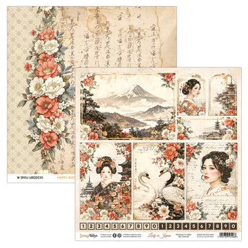 Scrap Boys Lady in Japan Collection Single Sheet