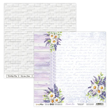 Scrap Boy's  Lavender Love 12x12 Single Sheet