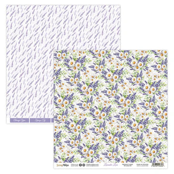 Scrap Boy's Lavender Love 12x12 Single Sheet