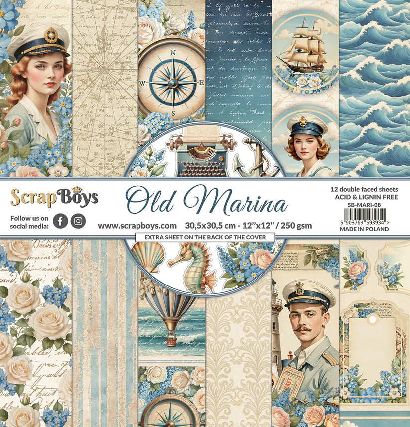 Scrapboys Old Marine Collection 12x12