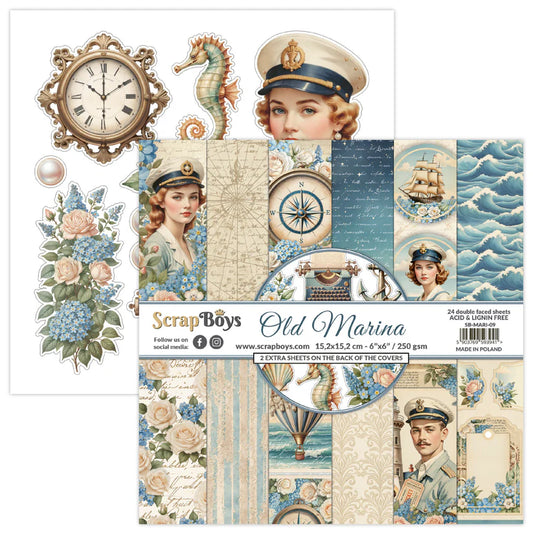 Scrapboys Old Marina Papers 6x6
