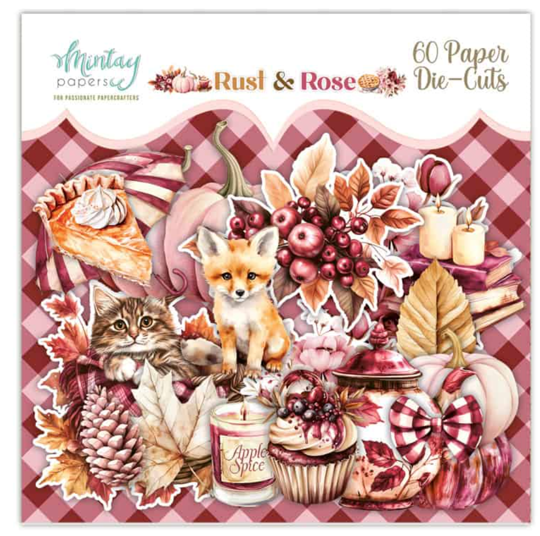 Mintay Rust & Rose Die Cuts