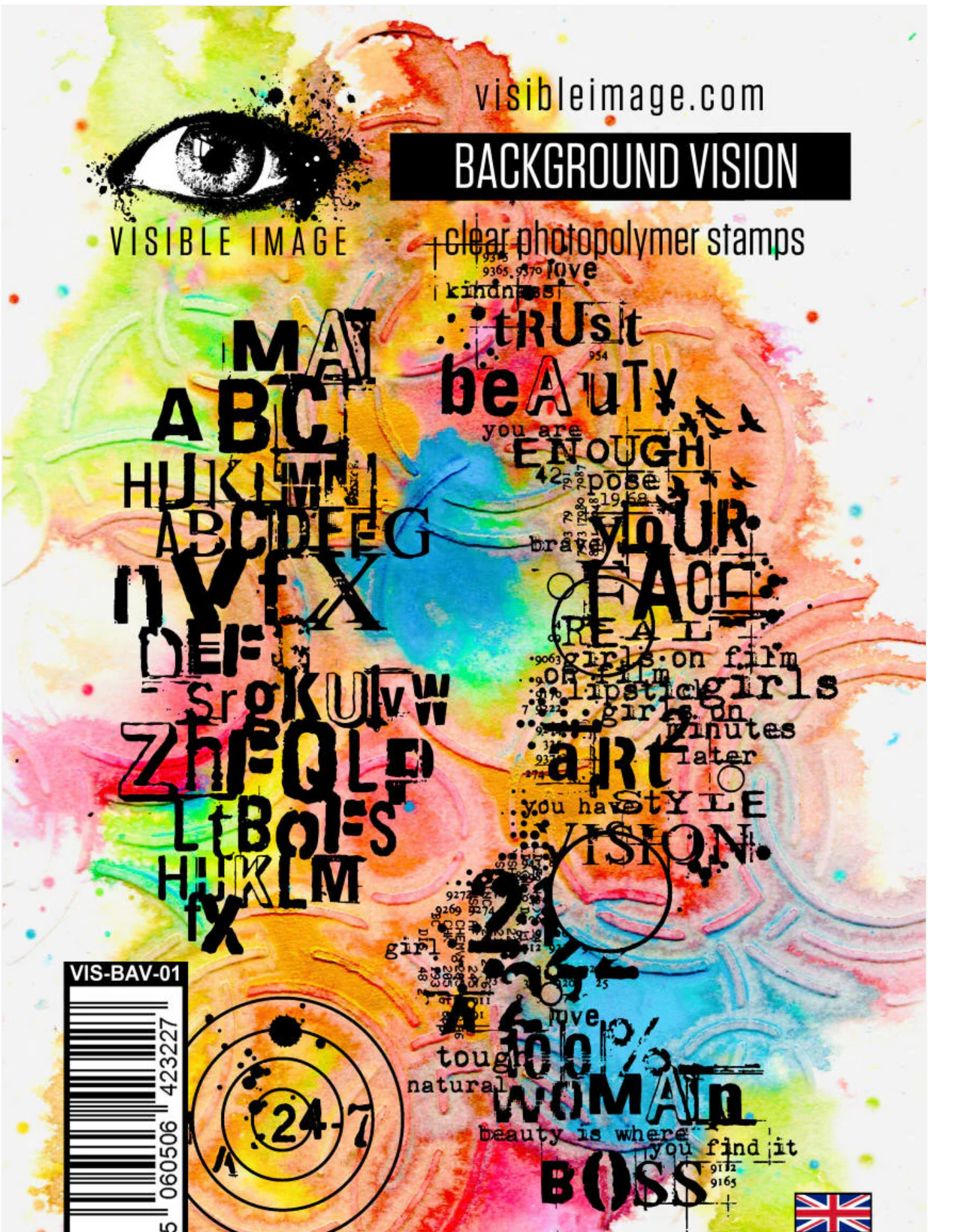Visible Image Background Vision Stamp
