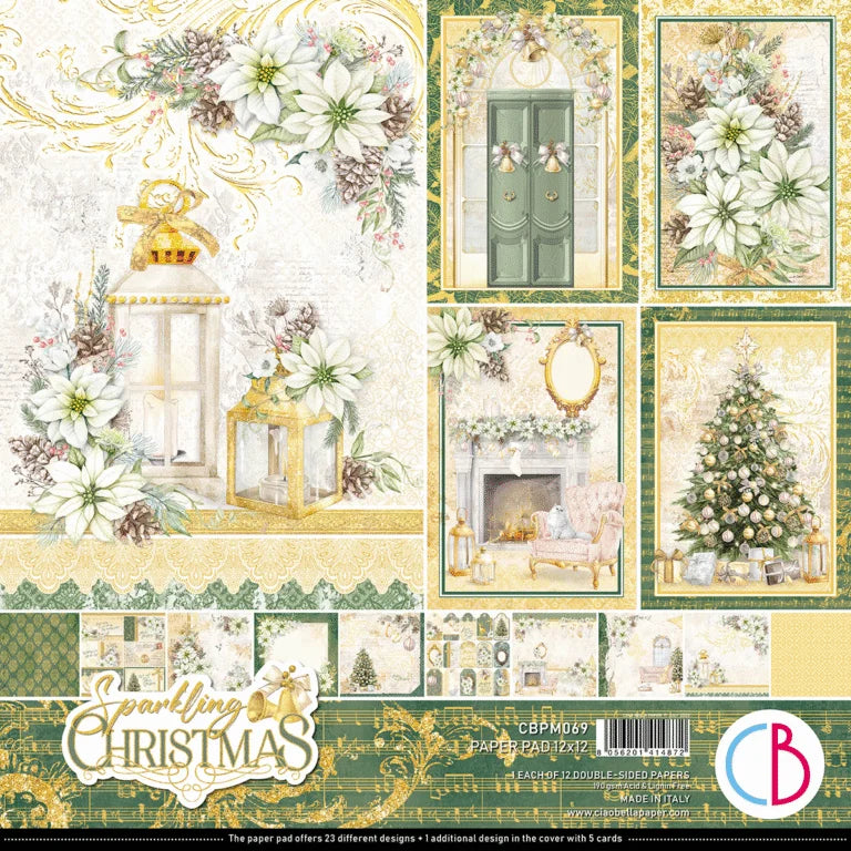 Ciao Bella Sparkling Christmas 12x12 Paper Collecton