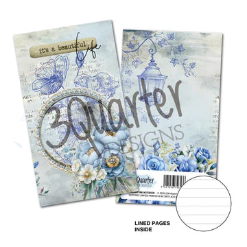 3 Quarter Design, Twilight Ink, Mini Notebook