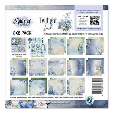 3 Quarter Design, Twilight Ink Collection 8x8