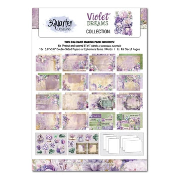 3 Quarter Design - Violet Dreams Card Making Collection