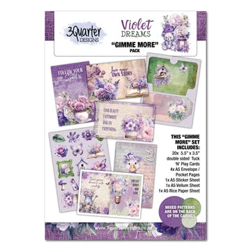 3 Quarter Design - Violet Dreams Gimme More Pack
