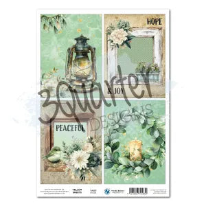 3Quarter Design Sage Vellum Sheet