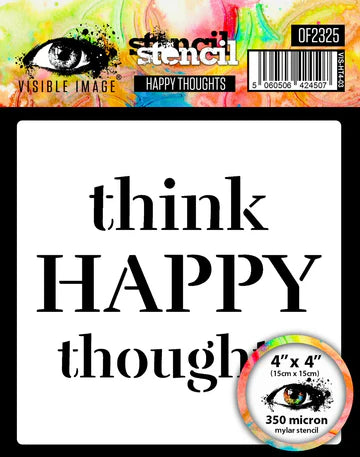 Visible Image, Happy Thoughts - Stencil
