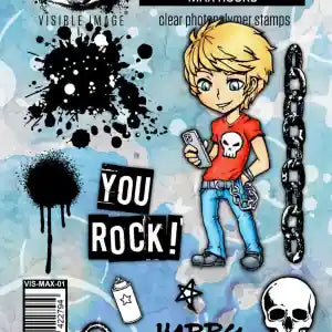 Visible Image, Max Rocks Stamp