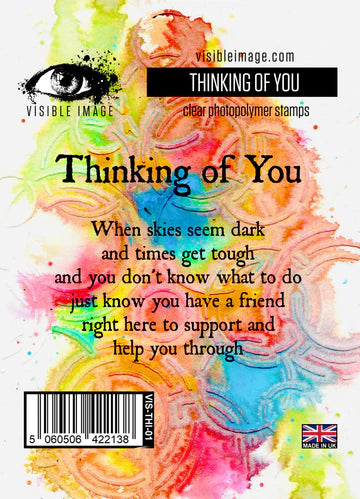 Visible Image Thinking of You Stamp