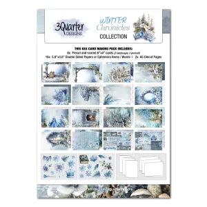 3 Quarter Design, Winter Chronicles CardMaking/Scrapbook Pack