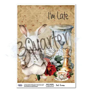 3 Quarter Design Red Queen Rice Paper