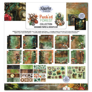 3 Quarter Design,  Punkéd Forest 12x12 Collection