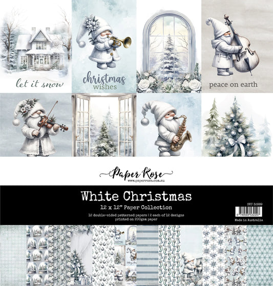 Paper Rose White Christmas Collection 12x12