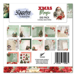 3 Quarter Design Xmas Magic 8x8 Collection