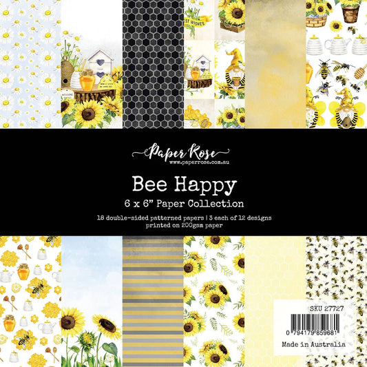Paper Rose Bee Happy Collection 6x6
