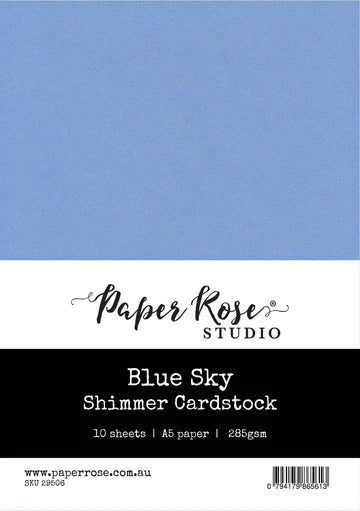 Paper Rose Shimmer Cardstock A5