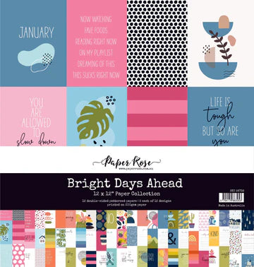 Paper Rose Bright Days Ahead Paper Collection 12x12