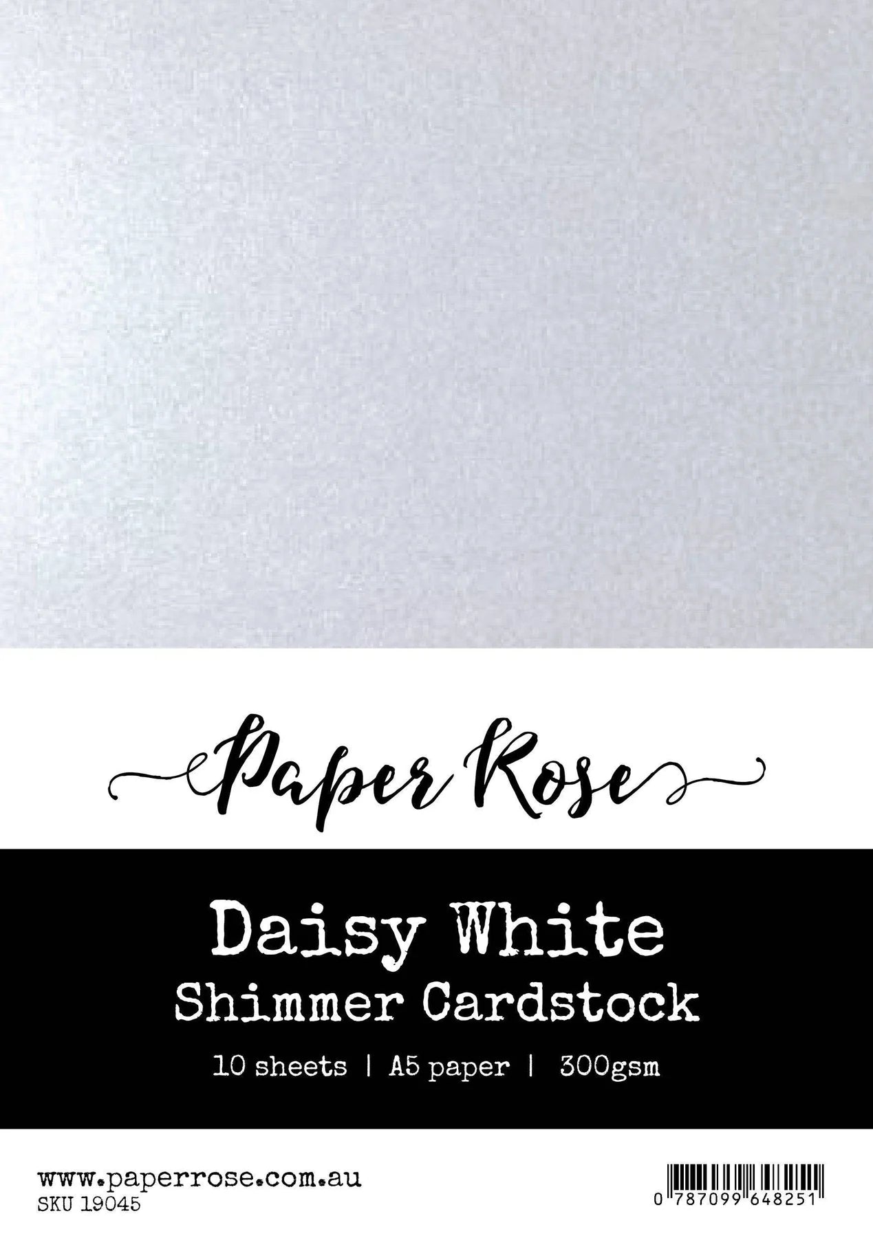 Paper Rose Shimmer Cardstock A5